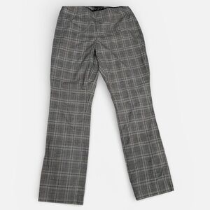 Brooks Brothers Wool Lucia fit gray plaid women Trouser size 10